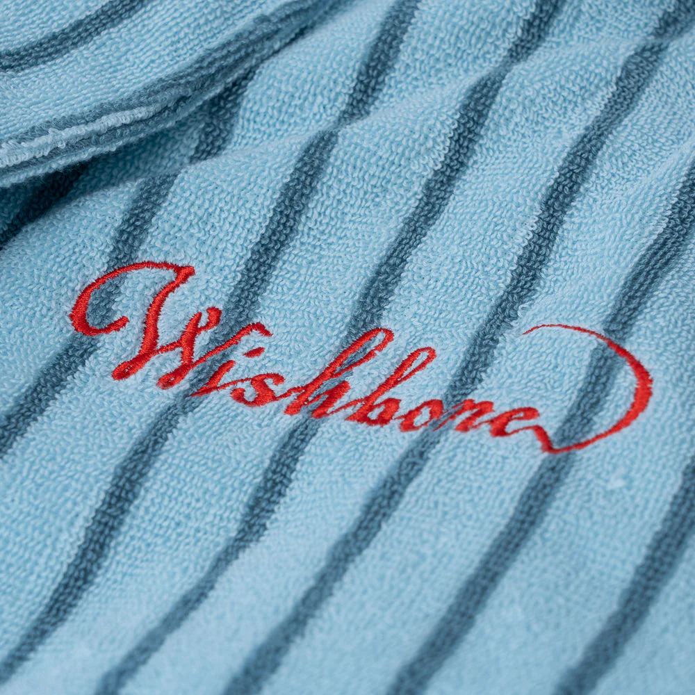 Wishbone Blue Striped Robe - Image 3